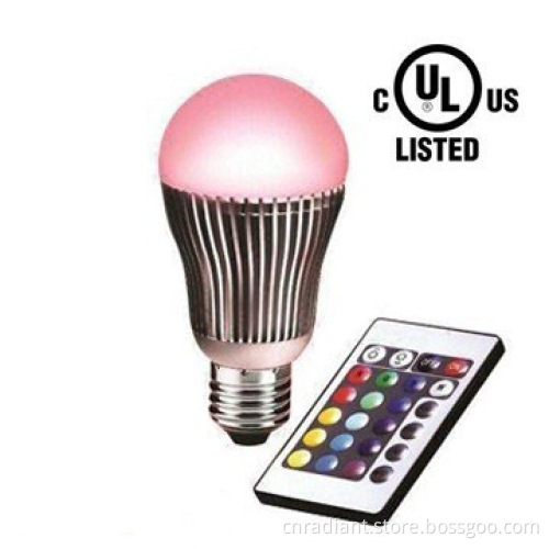 CE approved 5W RGB LED Bulb light, Reomote controlling